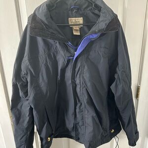 L.L. Bean Men's Vintage Lightweight nylon shell / windbreaker / rain jacket